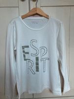 Esprit Langarm Shirt weiß silber Glitzerschrift Gr.10-11 J.=146 Baden-Württemberg - Heitersheim Vorschau