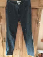 Linea Tesini Stretch Jeans mit Pailletten Größe 40 Hessen - Selters Vorschau