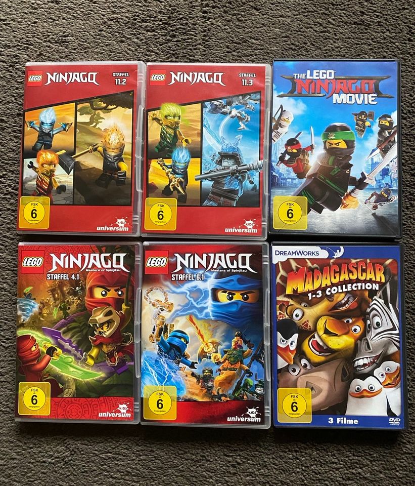 ⭐️  DVD‘s von NINJAGO und MADAGASCAR ⭐️ in Ringgau