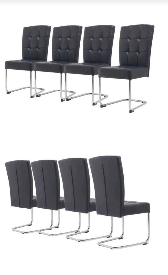 4 schwarze Stühle in Berlin