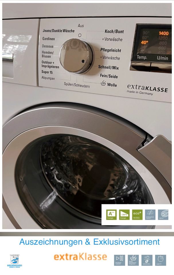 Waschmaschine Siemens IQ790 8kg extraKlasse Innenlicht | Garantie in Berlin