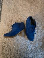 Esprit Leder Stiefeletten Gr. 40 royalblau Nordrhein-Westfalen - Lünen Vorschau