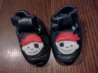 Krabbelschuhe Babyschuhe Lederpuschen Piraten Gr 18 (11 cm) Nordrhein-Westfalen - Recklinghausen Vorschau