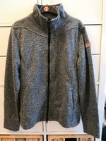 Grau melierte Strickjacke / Sweatshirtjacke mit Reißverschluss Hessen - Dreieich Vorschau