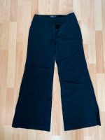 Schwarze Stoffhose Strech Mango wide leg weites Bein Leipzig - Altlindenau Vorschau