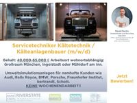 Servicetechniker Kältetechnik / Kälteanlagenbauer 40-65k (m/w/d) München - Maxvorstadt Vorschau