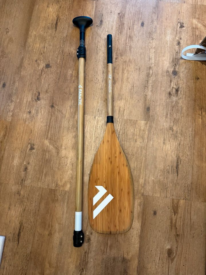 Fanatic Paddle Bamboo Carbon 50 Adjustable 3-Piece neuwertig in Pürgen