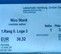 Nico Stank Karte Hamburg 13.05.2024 Schleswig-Holstein - Nortorf Vorschau