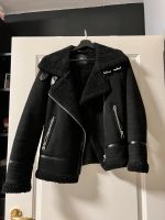 Zara Wildleder Jacke in S/36 schwarz Bayern - Augsburg Vorschau