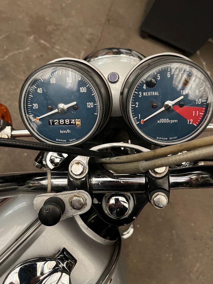 Honda-Oldtimer-Motorrad-,CB 125 K-Laufleistung-12.833-Baujahr 76? in Saarbrücken