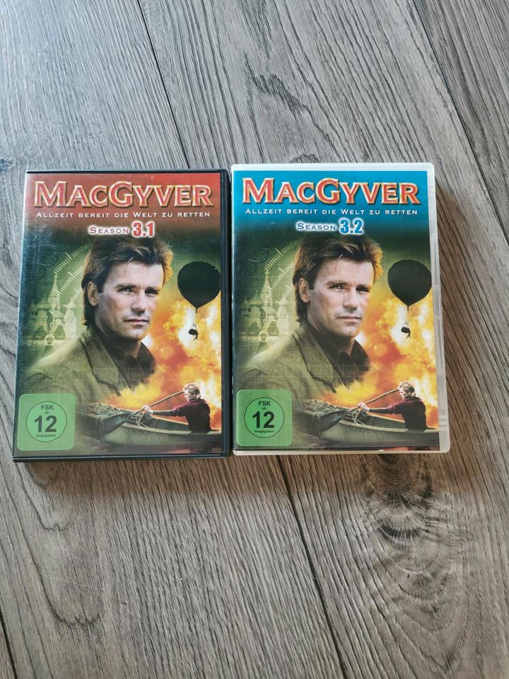 DVD Serie Staffel 3.1 + 3.2  MacGyver in Drochtersen