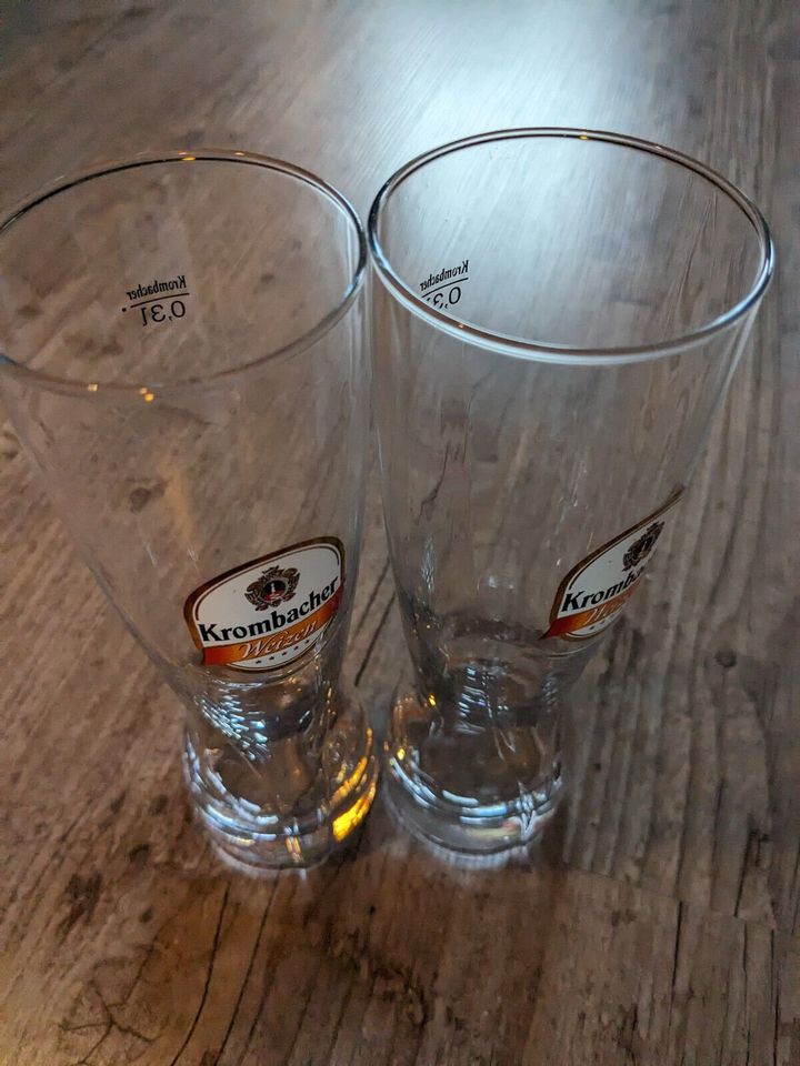 Biergläser, Krombacher, Warsteiner in Duisburg