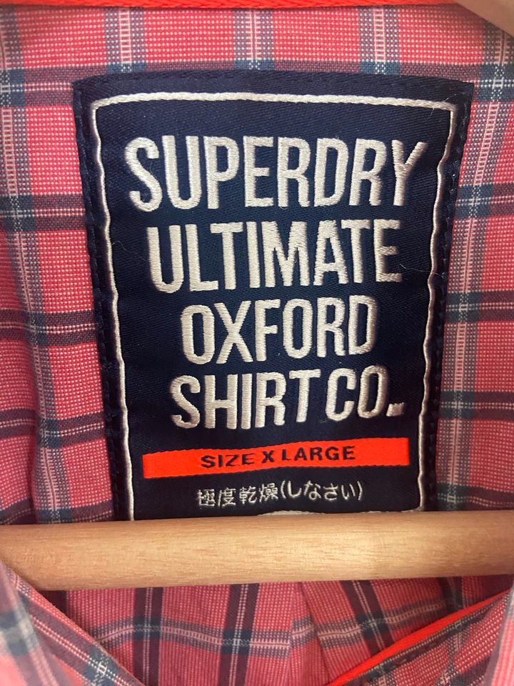 Superdry Herren Hemd Herrenhemd Shirt XL wie neu neuwertig in Meschede