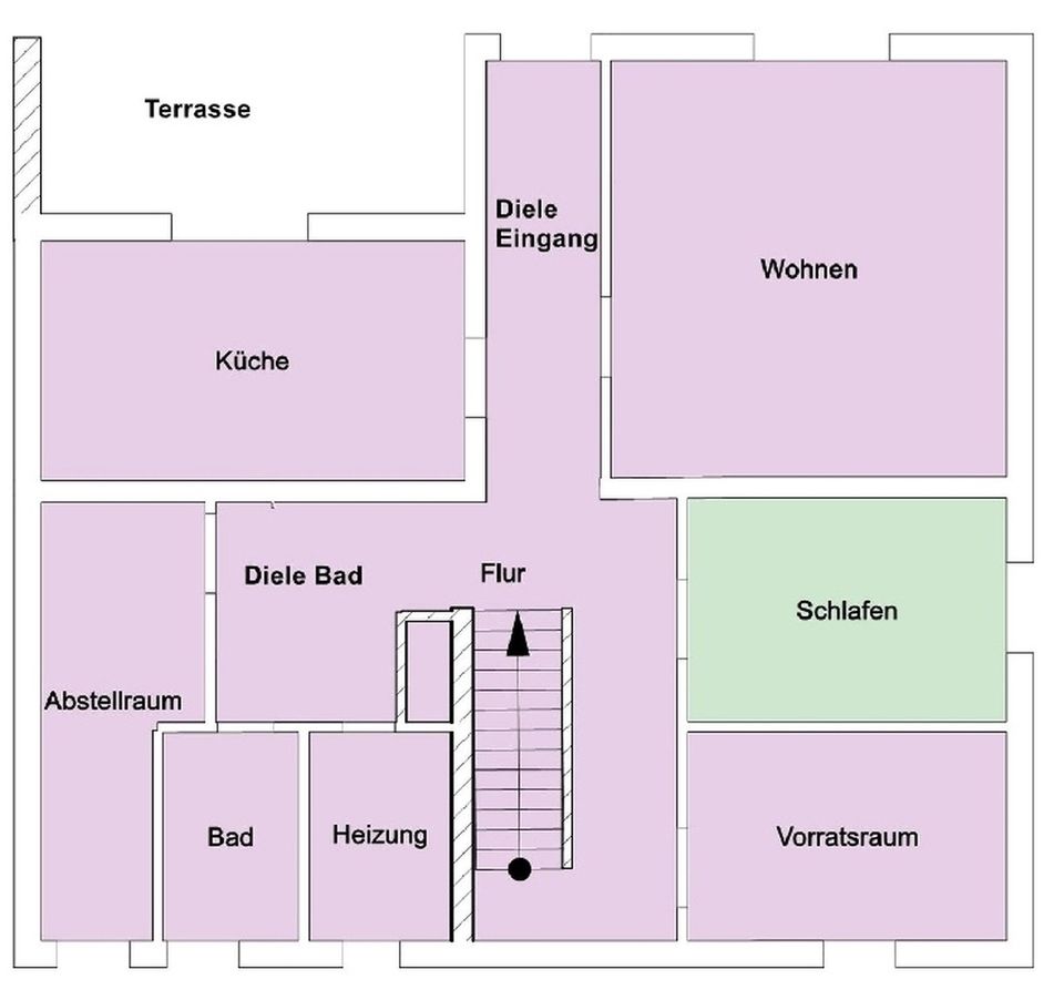 Schönes Ein-/Zweifamilienhaus mit großem Grundstück in zentraler Lage in Neuenrade