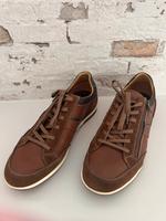 Geox Respira Sneakers hellbraun Leder 45 Leipzig - Schönefeld-Ost Vorschau