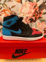 Wmns Jordan 1 High Gr. US 9.5/EU 41/26.5cm blau/rot/schwarz Berlin - Westend Vorschau