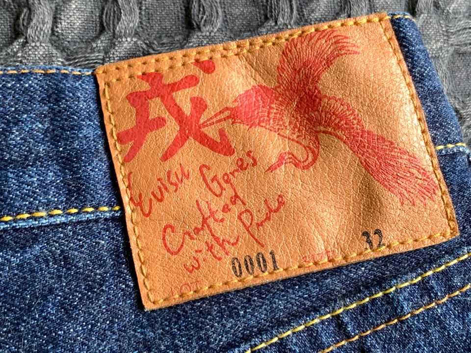 Evisu 32 Vintage Jeans Hose Denim Japan Lot 0001 selvage indigo in München