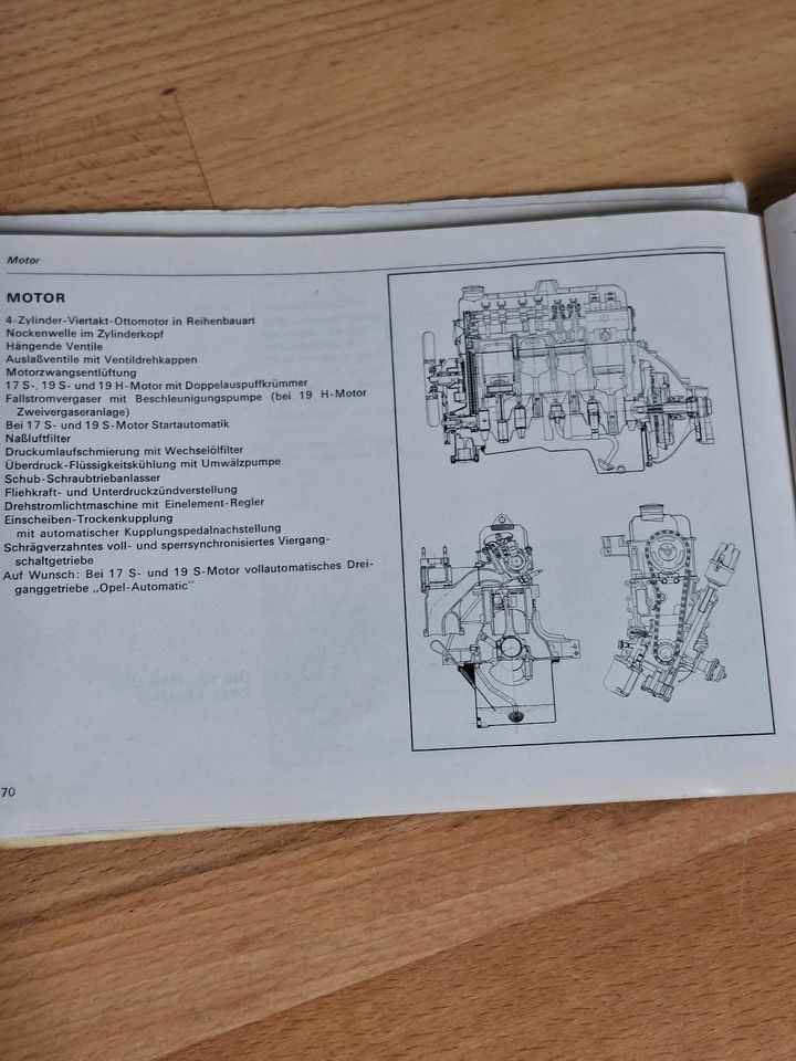 Original Betriebsanleitung Opel Rekord C Bj.1971 in Stuttgart