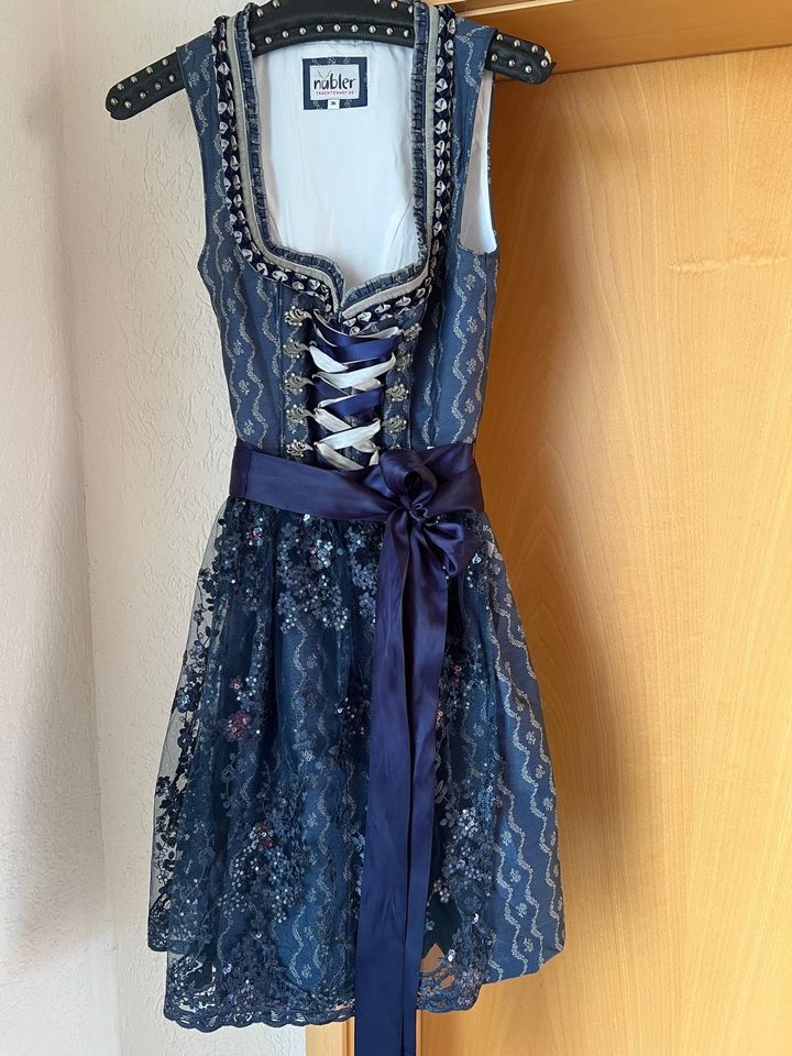 Dirndl Midi Nübler Blau Größe 38 in Helmbrechts