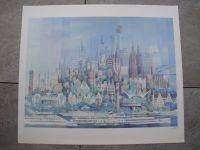 Kunstdruck Die Stadt Köln von Charles Billich 1988 Jhd. Kr. München - Planegg Vorschau