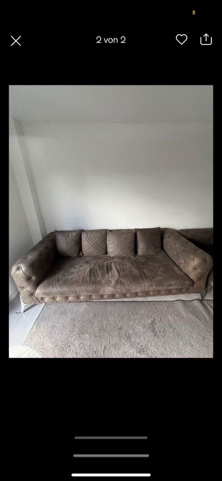 2 Couch Sofa gut erhalten in Lünen