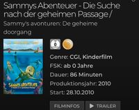 Kinokarten Sammys Abenteuer heute 13:30 Uhr, Kinopolis Viernheim Baden-Württemberg - Mannheim Vorschau