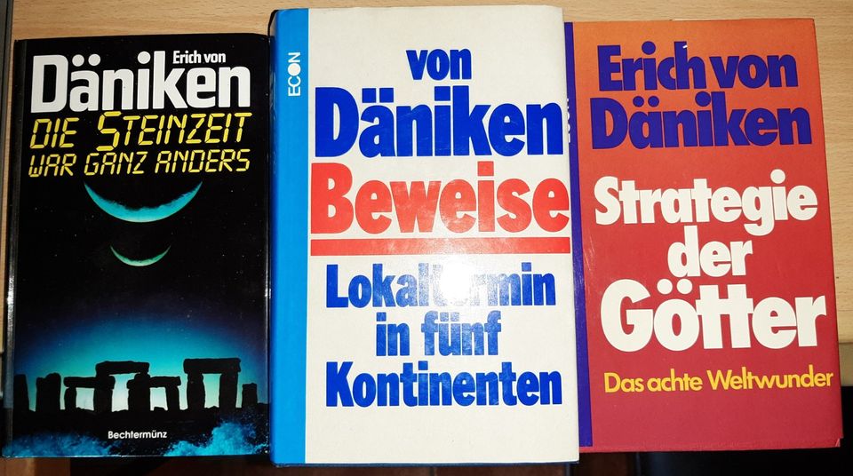 3 Bücher Erich von Däniken in Geiselbach
