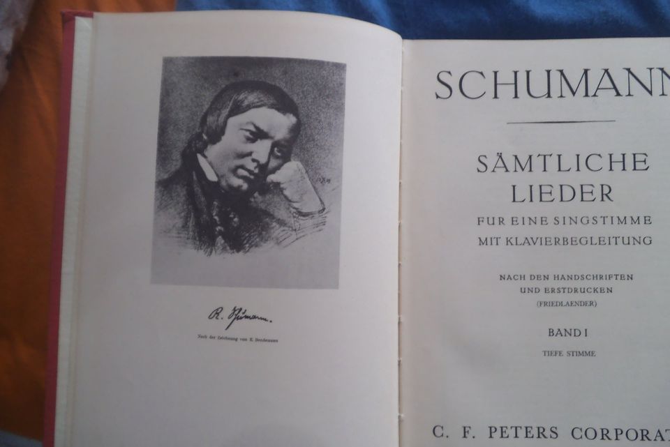 Notenheft Schumann Lieder in Thalhofen