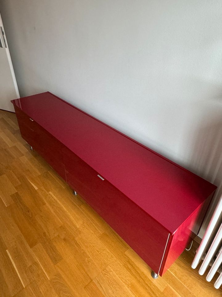 Rotes Sideboard Hochglanz in München