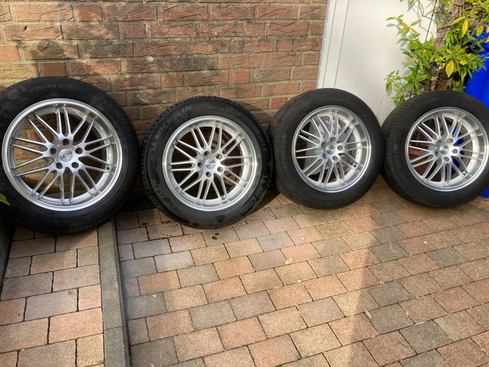 Sommerreifen ALU Tiefbett 235/55 R18 für HONDA CRV, Civic, Accord in Niederkrüchten