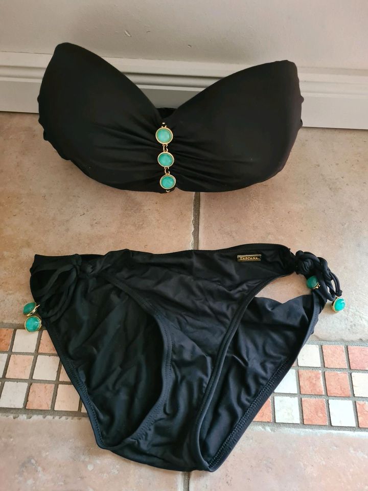 Bikini   in Gr.S schwarz,bandeau LASCANA in Ahlerstedt