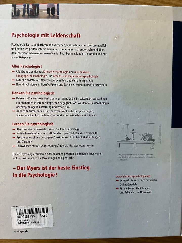 Myers Psychologie 2. Auflage in Neumünster