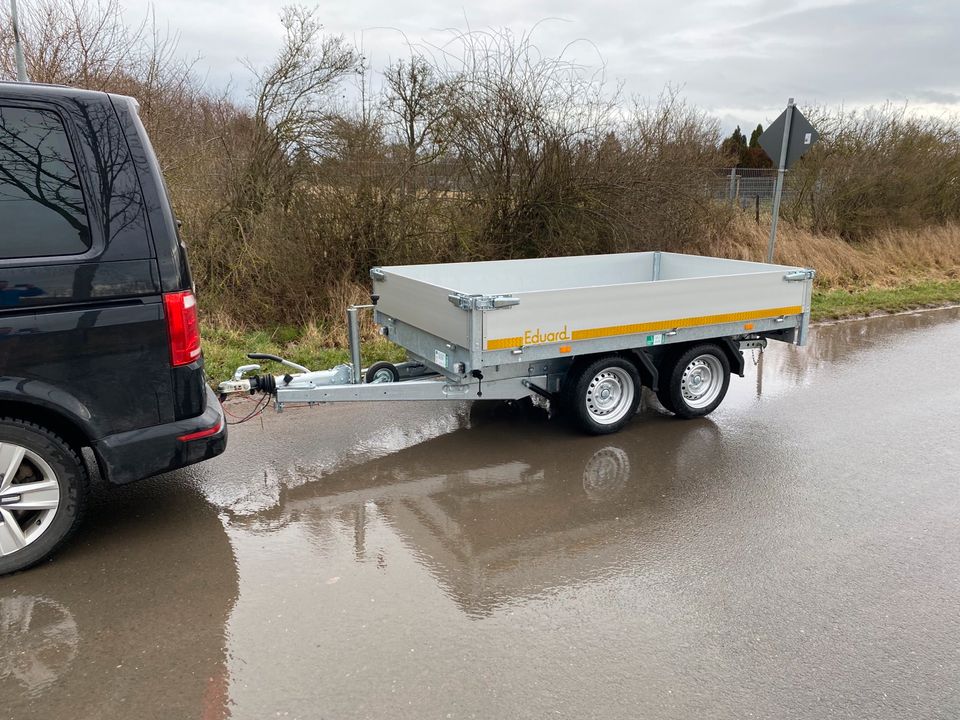 Kippanhänger mieten elektr. Heckkipper 2,7t in Sangerhausen