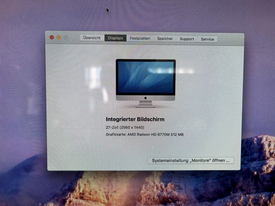 iMac (27 Zoll, Mitte 2011) mit DVD/CD Laufwerk - auch als Monitor in München