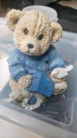 Vintage Teddy Bär mit Vogelhaus | Figur aus Serie "Kleine Teddy" Baden-Württemberg - Filderstadt Vorschau