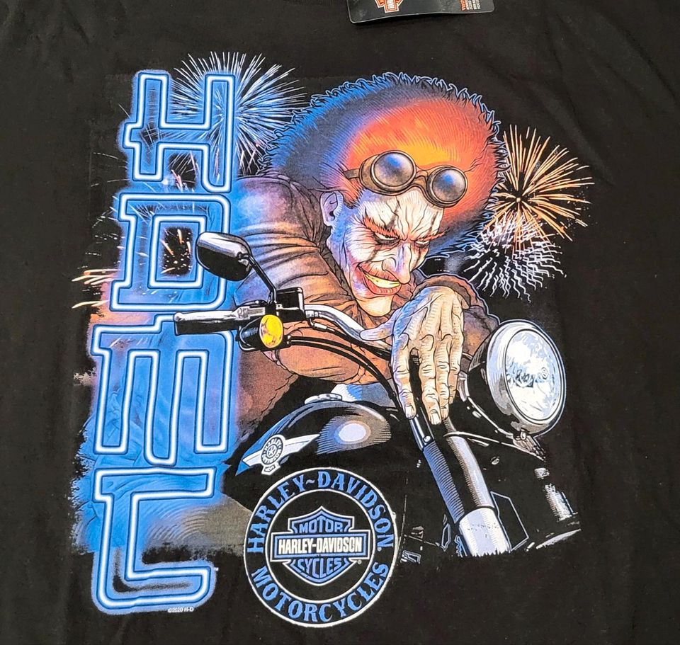 Harley Davidson Shirt XL neu Harlekin Clown in Berlin