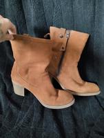 Wildleder Stiefeletten 42 braun Cowboy neu Niedersachsen - Neuenhaus Vorschau