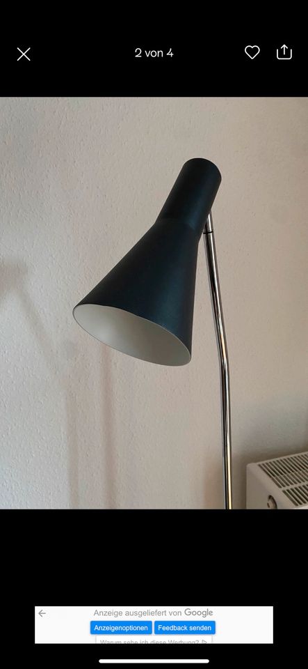 Designerlampe Phelia matt schwarz Stehlampe industrial Style in Berlin