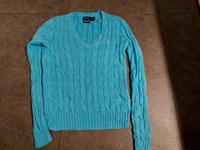 Polo Ralph Lauren Strickpullover Gr. XS türkis mit Zopfmuster V-A Niedersachsen - Wedemark Vorschau