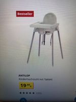 IKEA Antilop Kinderhochstuhl weiß mit Tablett Baden-Württemberg - Stegen Vorschau