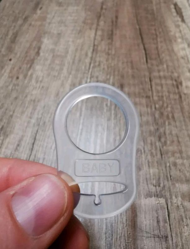 5x Silikonring Clip Adapter für Schnullerkette  Schnullerhalter in Seevetal