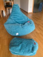 Loungepug Gaming Sitzsack Sessel Cord Türkis Nordrhein-Westfalen - Troisdorf Vorschau