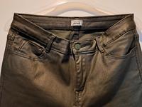 Hose skinny olive dunkelgrün Lederoptik Gr. 36/38, kaum getragen Bayern - Haßfurt Vorschau