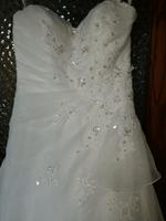 Cremefarbenes Brautkleid, Größe 34 Bayern - Emtmannsberg Vorschau