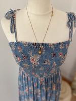 Esprit Maxikleid blau Vögel Blumen S Brandenburg - Werder (Havel) Vorschau