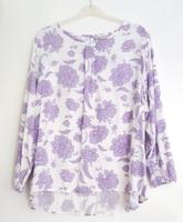 BLUE MOTION BLUSE TUNIKA * FLORAL WEIß FLIEDER * UMSTAND * 52 54 München - Pasing-Obermenzing Vorschau