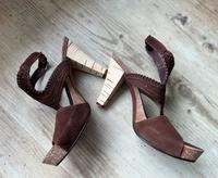 ELÉGANCE Slingpumps Wildleder ❤️ Gr. 39, /braun Bayern - Bad Wörishofen Vorschau