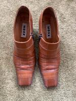 Pumps Damen Mexx Braun Leder 41 Hessen - Rödermark Vorschau
