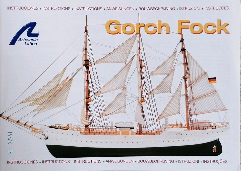 Gorch Fock Modell in Calw