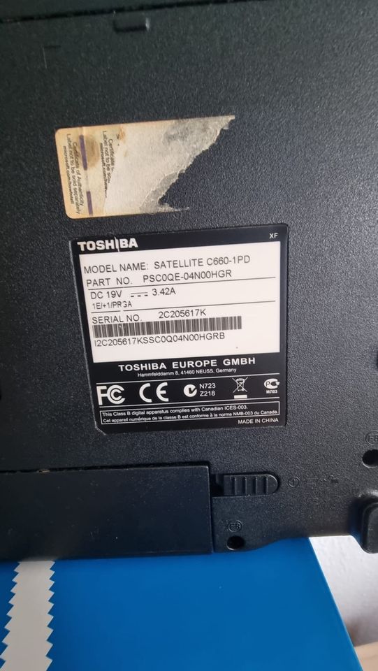 Laptop Toshiba in Neumünster